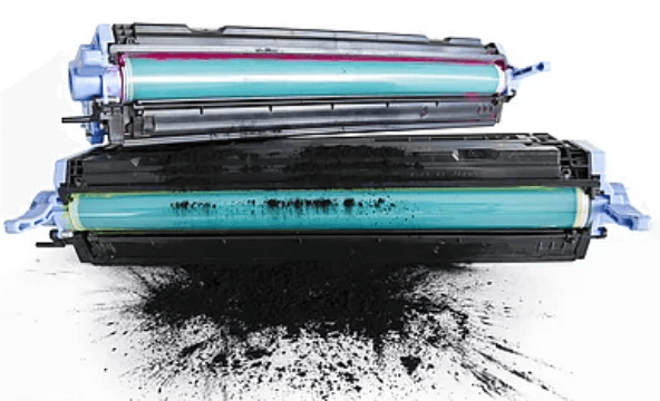 Leaking toner cartridge
